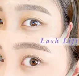 人気No.1▶︎目元美人に♪まつげパーマ＋アイブロウ（Wax脱毛込）SET💕¥9900 《リピーター様¥11000》