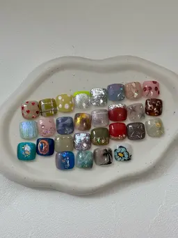 練習モデルメニュー/〈Foot〉親指アート他ワンカラー⚠︎オフなしのメニューです