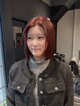 【ボブ、ミディアム🏄】ブリーチなしダブルカラー‼️