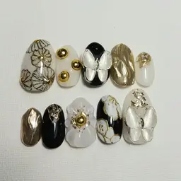 【オーダーネイルチップ】10本やり放題/持ち込みデザイン/成人式/卒業式/ブライダル