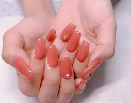 🌸スカルプ長さ出しワンカラーorラメグラ【オフ込み】