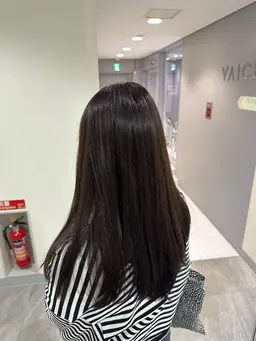 艶髪ワンカラー🍒＋最高級プレミアムトリートメント‼️ (口コミ限定者に超音波アイロンセット)