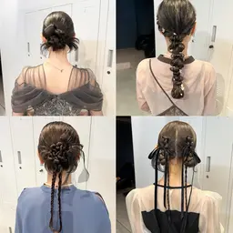 【👑ヘアセット👑】編みおろし・カチモリも可能！