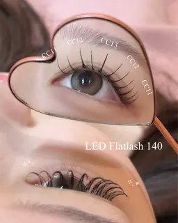 フラットラッシュ 140本🪻