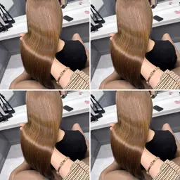 《当日限定》カラー➕2stepトリートメント【超音波アイロン・髪質改善・当日割引・艶カラー・艶髪・ブラウン】