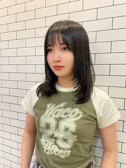 【💞韓国トレンド💞】ハッシュレイヤーカット+艶カラー+韓国式超音波トリートメント