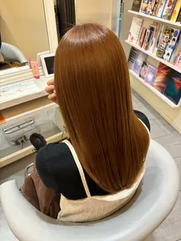 ︎🌟アルカリストレートパーマ+艶髪トリートメント︎🌟
