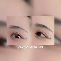 垢抜けフルチェンジ◎《まつげパーマ＆美眉Wax脱毛（眉メイク付）》