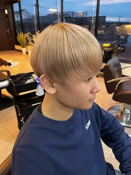 【メンズ限定】カット＋ダブルカラー＋トリートメント