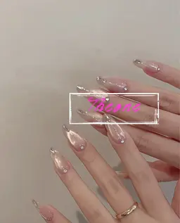 シンプルデザイン+チップで長さだし+パーツ選び放題