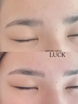 美眉スタイリング🌿(長さ調整+眉毛WAX+仕上げメイク)