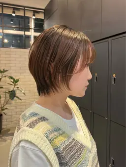 ショート、ショートボブ+うる艶トリートメント🫧
