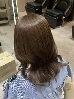 ブリーチなしWカラー🤎