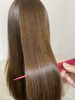 カット+酸性髪質改善ストレート
