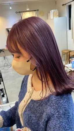 イヤリングカラー➕全体カラー➕2stepTR