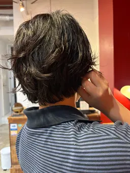 ショートカット✖️パーマ