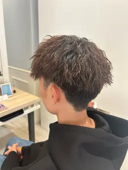 メンズカット+特殊パーマ