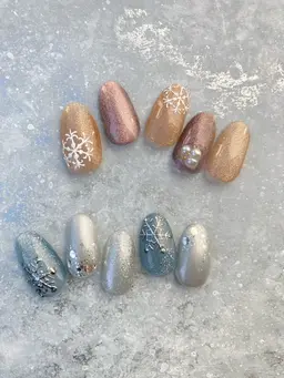 【オフなし】10本中4本​〜​6本アート💅選べるデザイン40種類以上/お時間目安1.5h+a