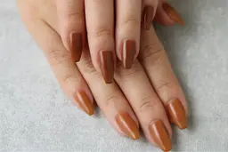 handオフ、ウォーターケア、手首トリートメント付き🔸ちぐはぐ1カラーネイル