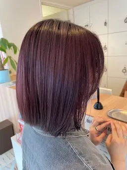 【ブリーチなしでも透明感のある仕上がりに❣️】イルミナカラー+トリートメント 60min