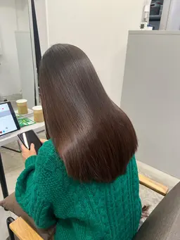 毛先が曲がるショート矯正（巻ける/地毛風/シャキンとしない自然な仕上がり/ブリーチ矯正/美髪矯正/酸熱トリートメント）