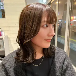 🌈【総人気No.1大人可愛いヘアにしたい方必見！】🌈　くびれミディアムカット➕透明感カラー➕髪質改善トリートメント
