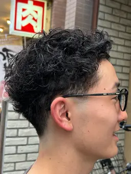 🔥ミニモ限定🔥メンズカット+ショートピンパーマ🔥