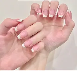 ⋆˙♡✨Hand 【カラーフレンチ】🌟フレンチの形が選ベ