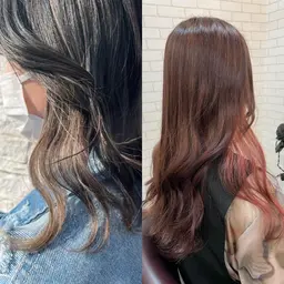 【さりげないおしゃれ】カット＋カラー＋イヤリングカラー＋3Stepトリートメント（ブリーチ込み）/13900→9900