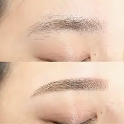 美眉アイブロウスタイリング（ワックス、カット、眉メイク込）