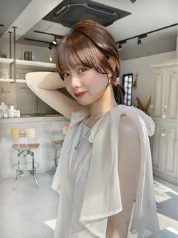🎀写真爆盛れ♡前髪カット🎀
