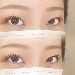 まつげパーマ上♡（美容液コーティング付き）《BANHADAロッド🇰🇷+550円》