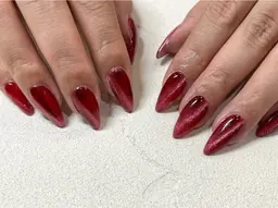 ハンド🖐🏻マグネットorフラッシュネイル🧲🤍オフ有／武蔵浦和🎀《初回オフ無料》