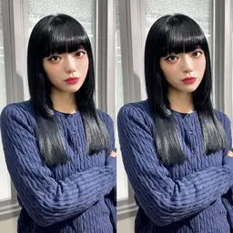 【就活・卒業式応援🎓】艶感暗染カラー＋韓国ウォータートリートメント