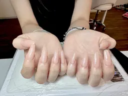 「長さ出し10本」ワンカラーネイル💅