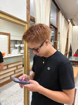 メンズハイトーンカラー🫡