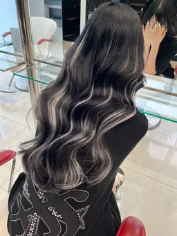 🪶エクステ20本【インナーハイライト】