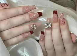 10本 チップ 長さ出しｘ アートし放題ｘ パーツつけ放題