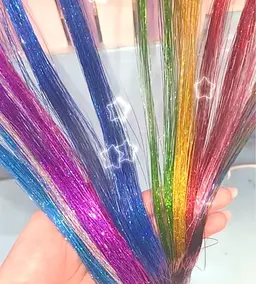 きらきらヘアティンセル🌈10本🌈アイロンセット付き