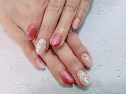 全員【オフあり 】シンプルアートコース  アート2本ずつ程度のシンプルなデザイン