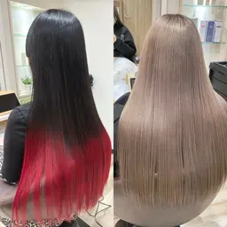 🌟縮毛矯正＋カラー＋カット🌟前処理・中間処理・ケア剤込み✨