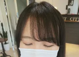 【ミニモ限定】前髪縮毛矯正❇️カット+2stepトリートメント