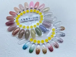 【Jr.ネイリスト】【メンズOK】 オフなし・ワンカラーorラメグラモデル募集★20色以上のお好きなカラーお選び頂けます