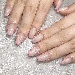 🤍3月限定練習モデル🤍【オフなし】HANDフレンチ˖˚˳⌖