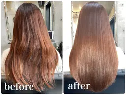 髪質改善✨酸性ストレート+髪質改善トリートメント