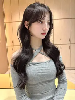 メンテナンスカット➕ブリーチ無し透明感カラー➕ナノミスト1stepトリートメント❣️