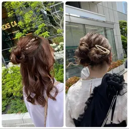 【洋装ヘアセット】お呼ばれやお出かけにいかがでしょうか⟡.·