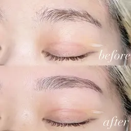 アイブロウwaxメイクあり
