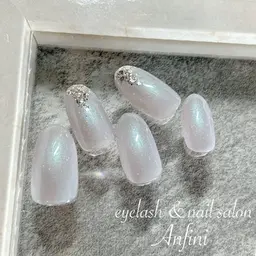 【オフ無し】【ハンド】ポイントアートワンカラー✨ドライケア込み