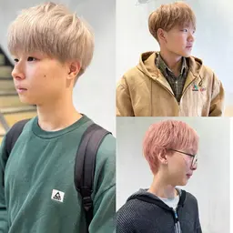 【黒髪卒業クーポン】大学一年生限定40%off⭐️カット+ダブルカラー(ブリーチ+カラー)¥22,000→¥13,550